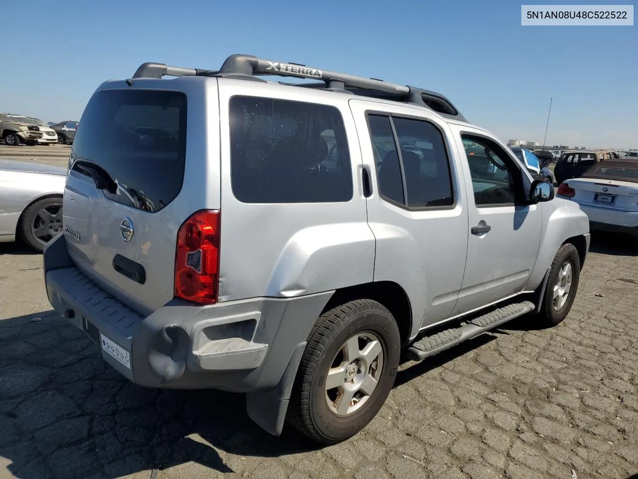 2008 Nissan Xterra Off Road VIN: 5N1AN08U48C522522 Lot: 71855644