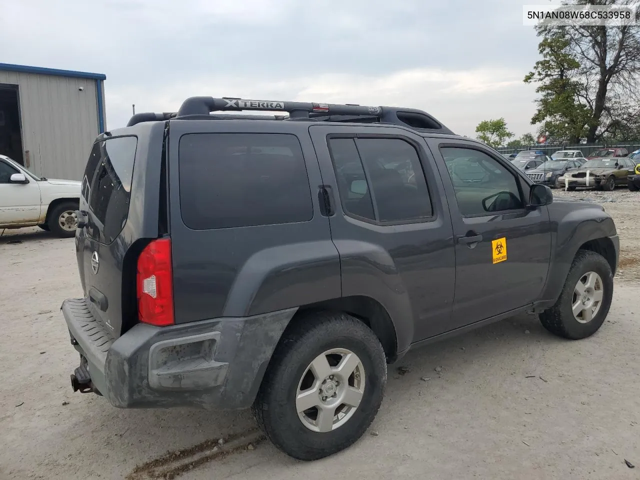 2008 Nissan Xterra Off Road VIN: 5N1AN08W68C533958 Lot: 72512274