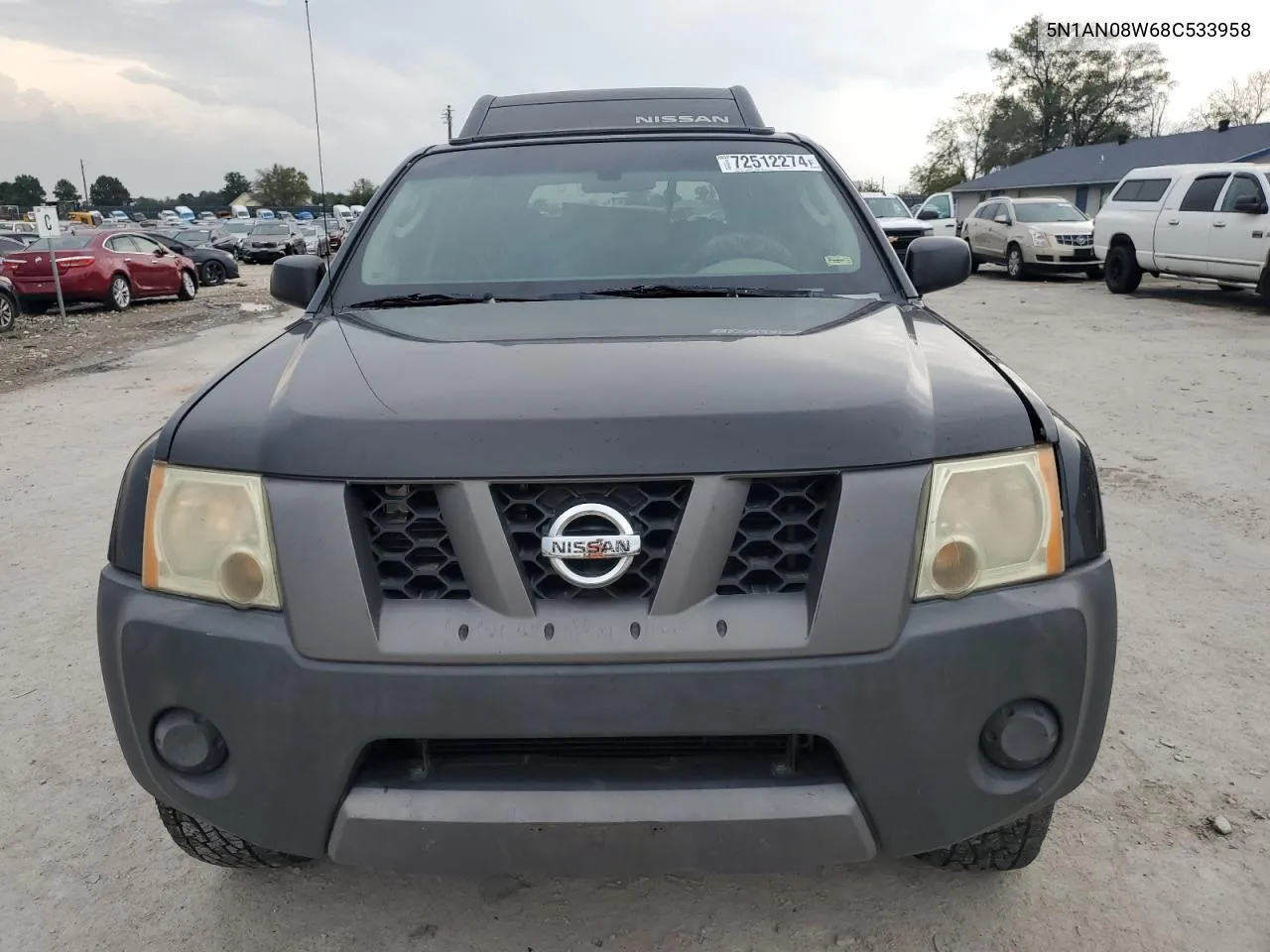 2008 Nissan Xterra Off Road VIN: 5N1AN08W68C533958 Lot: 72512274