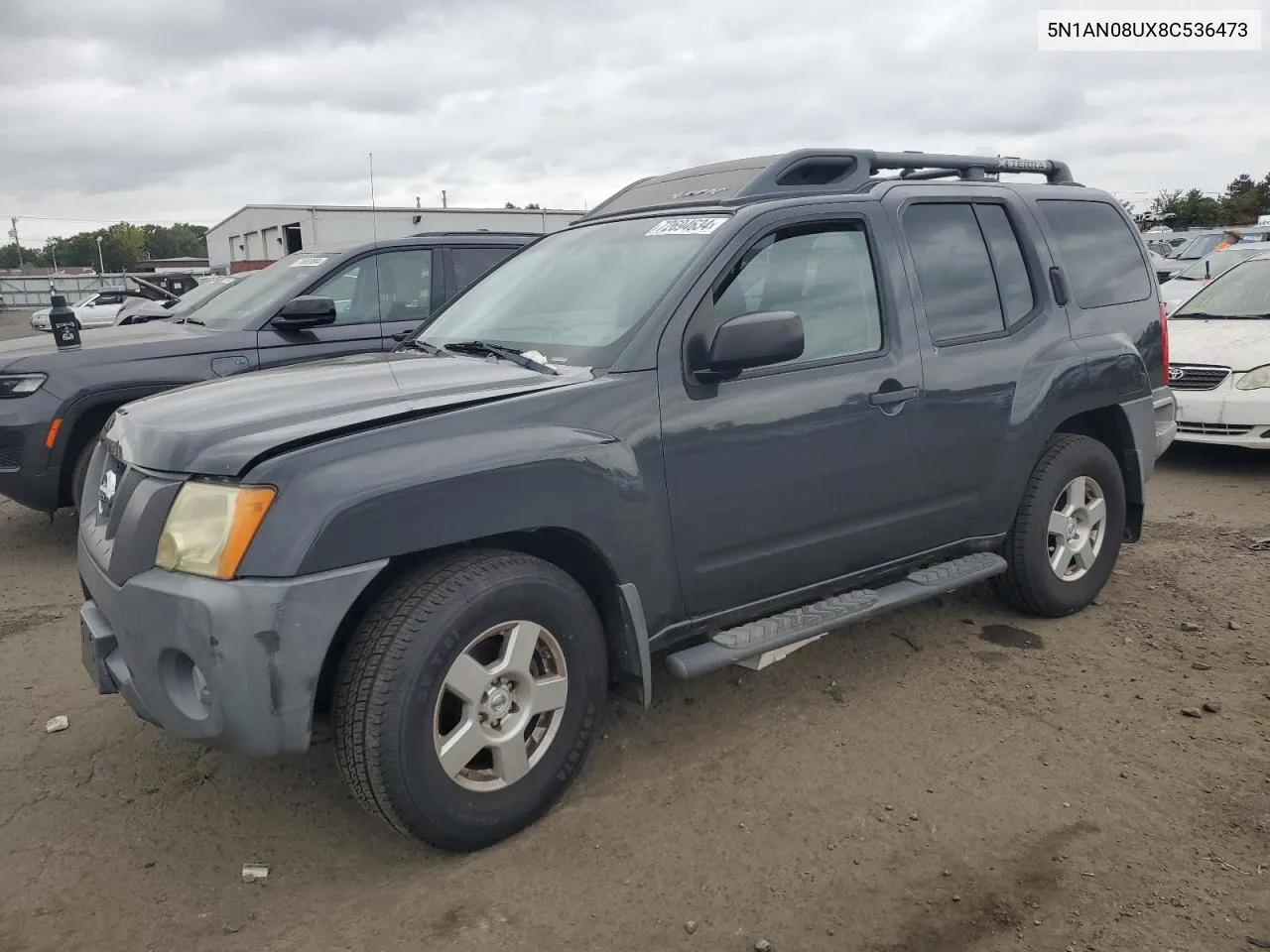 2008 Nissan Xterra Off Road VIN: 5N1AN08UX8C536473 Lot: 72694634