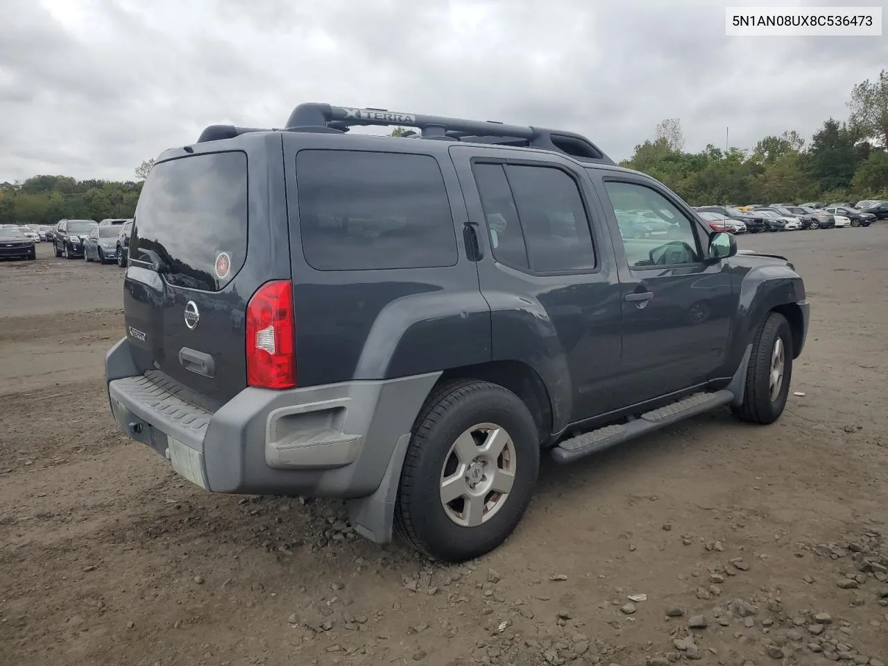 2008 Nissan Xterra Off Road VIN: 5N1AN08UX8C536473 Lot: 72694634