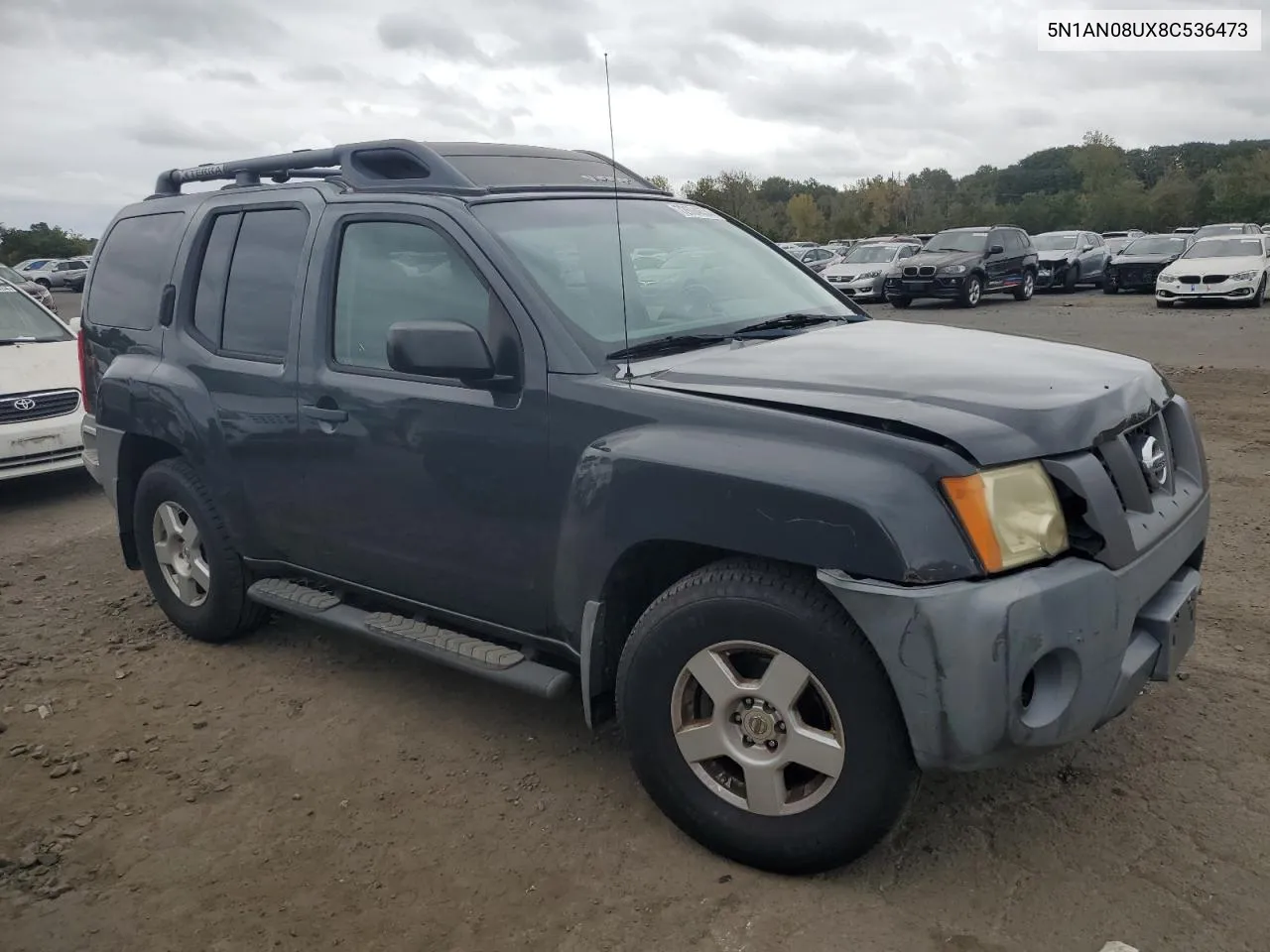 2008 Nissan Xterra Off Road VIN: 5N1AN08UX8C536473 Lot: 72694634