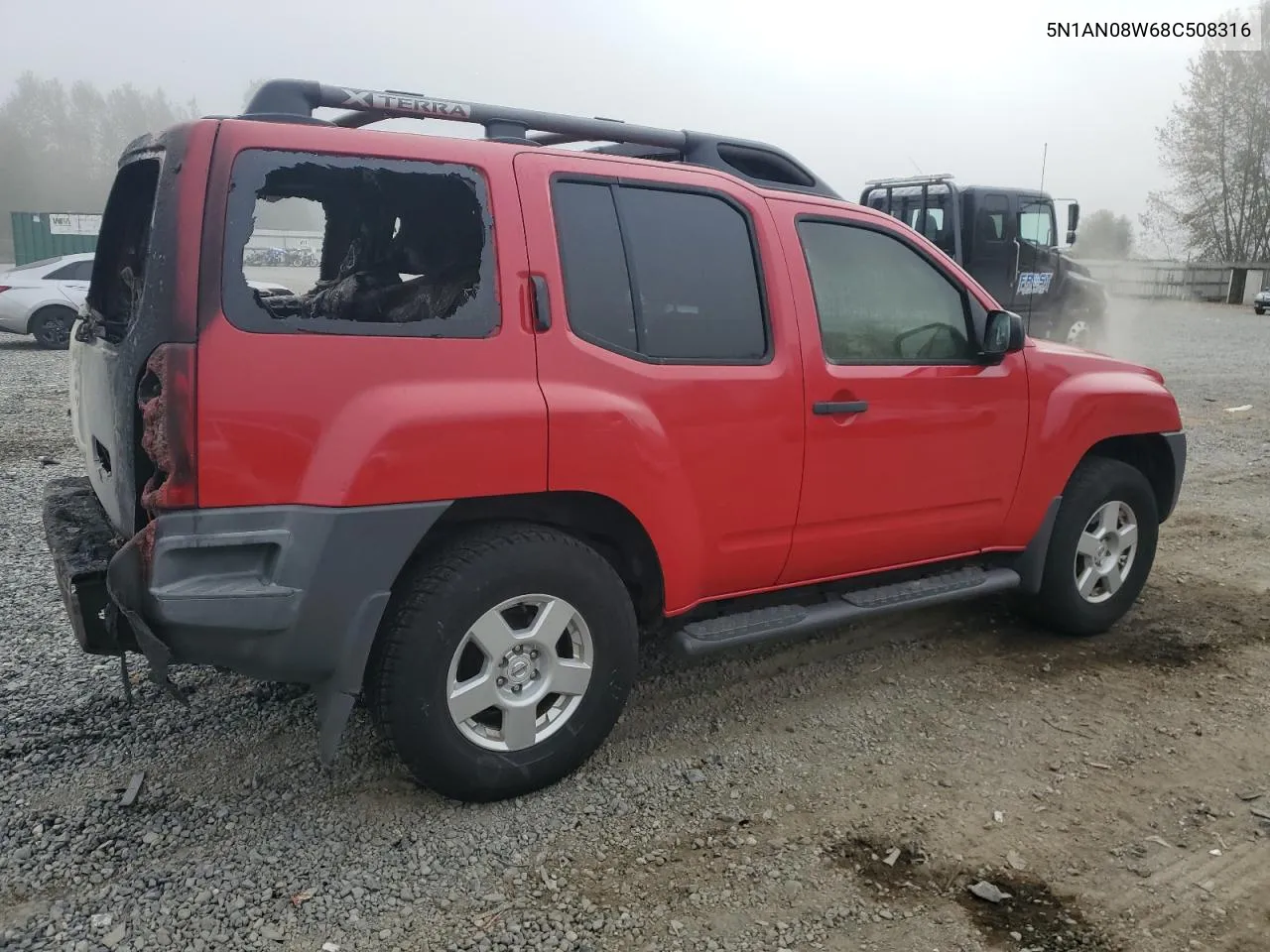 2008 Nissan Xterra Off Road VIN: 5N1AN08W68C508316 Lot: 72765554