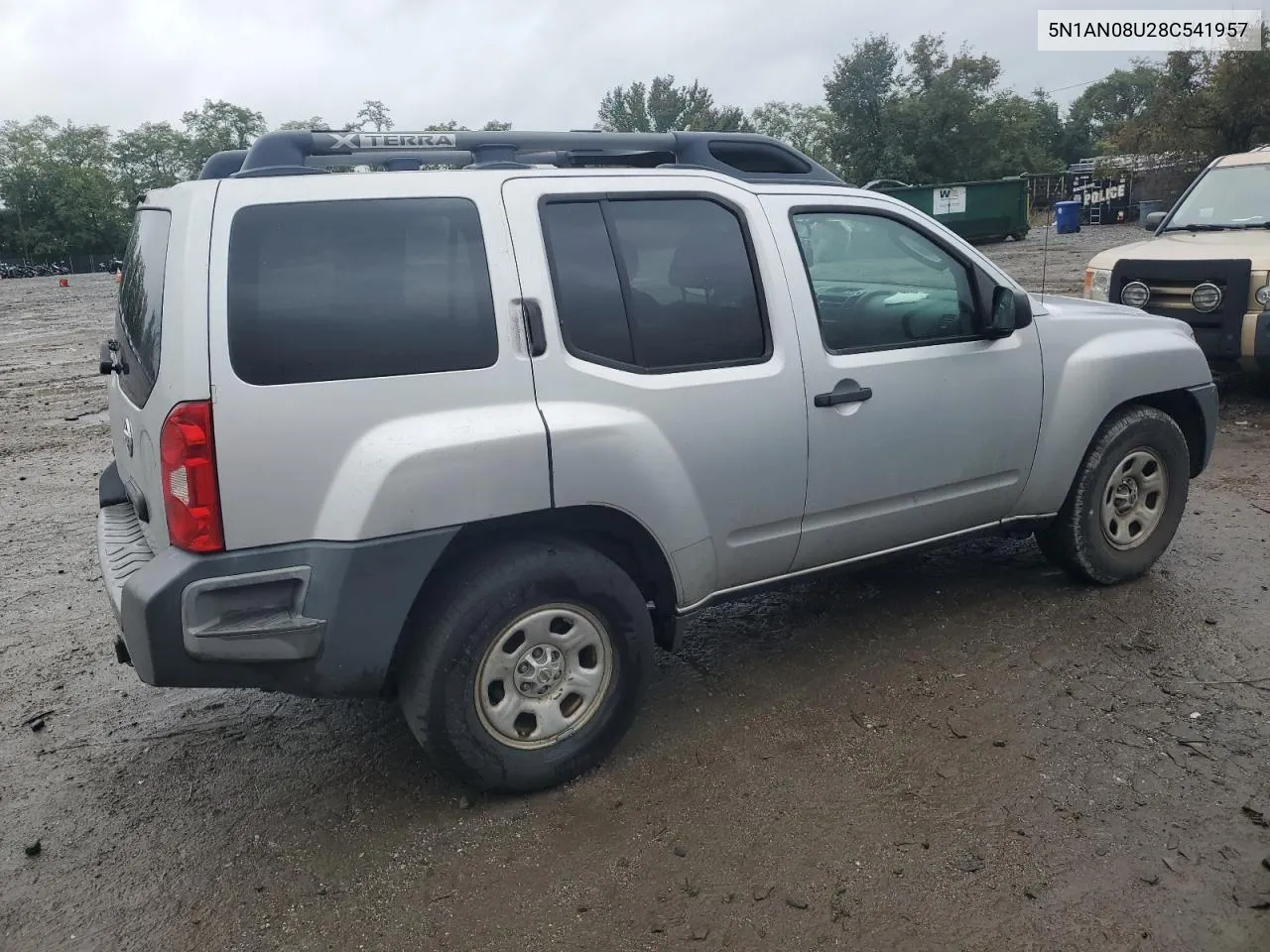 2008 Nissan Xterra Off Road VIN: 5N1AN08U28C541957 Lot: 72842744