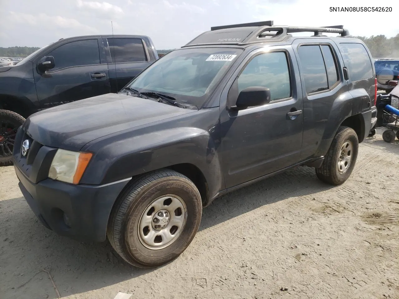 2008 Nissan Xterra Off Road VIN: 5N1AN08U58C542620 Lot: 72892634