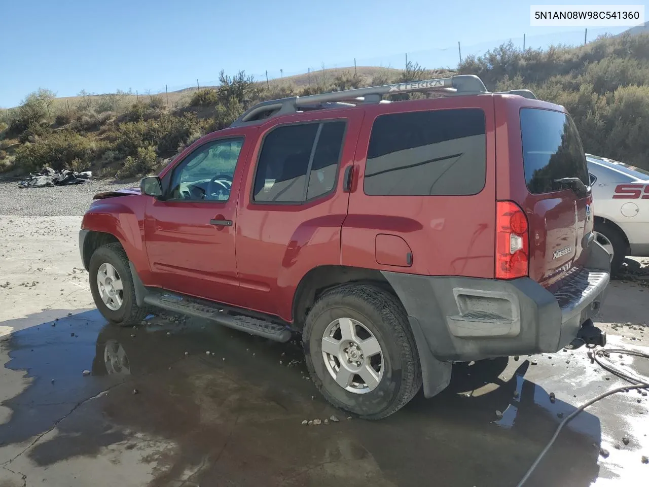 2008 Nissan Xterra Off Road VIN: 5N1AN08W98C541360 Lot: 73174884