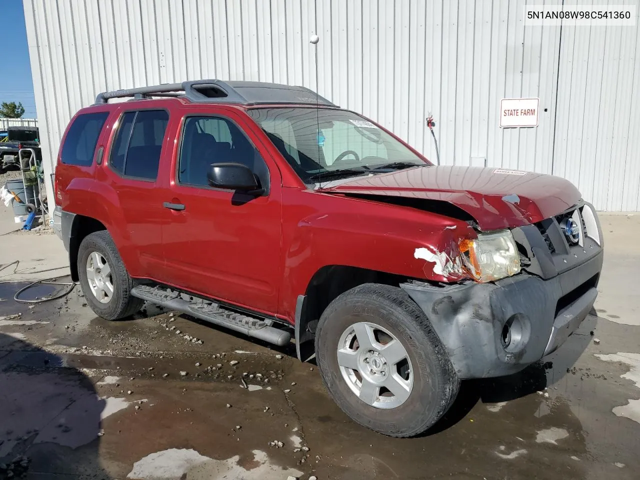 2008 Nissan Xterra Off Road VIN: 5N1AN08W98C541360 Lot: 73174884