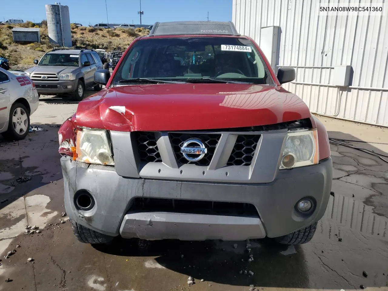 2008 Nissan Xterra Off Road VIN: 5N1AN08W98C541360 Lot: 73174884