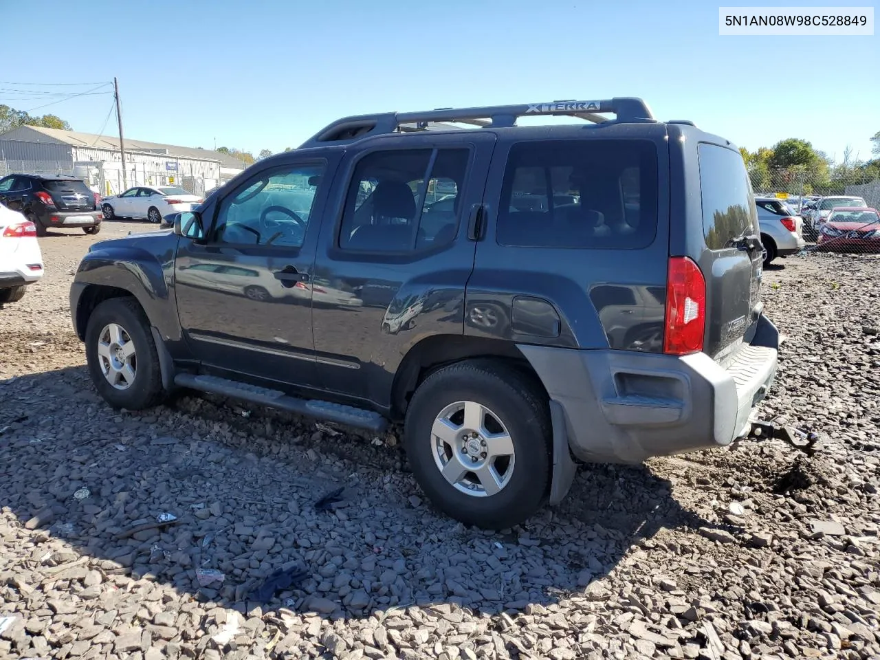 2008 Nissan Xterra Off Road VIN: 5N1AN08W98C528849 Lot: 73821604