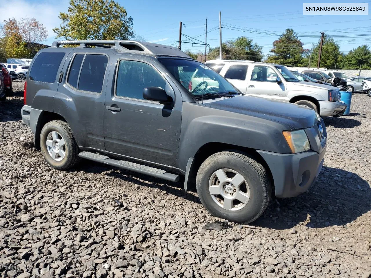 2008 Nissan Xterra Off Road VIN: 5N1AN08W98C528849 Lot: 73821604