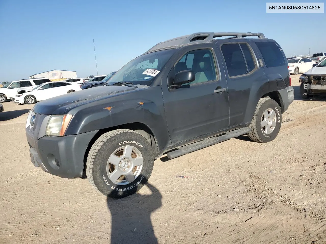 2008 Nissan Xterra Off Road VIN: 5N1AN08U68C514826 Lot: 74206964