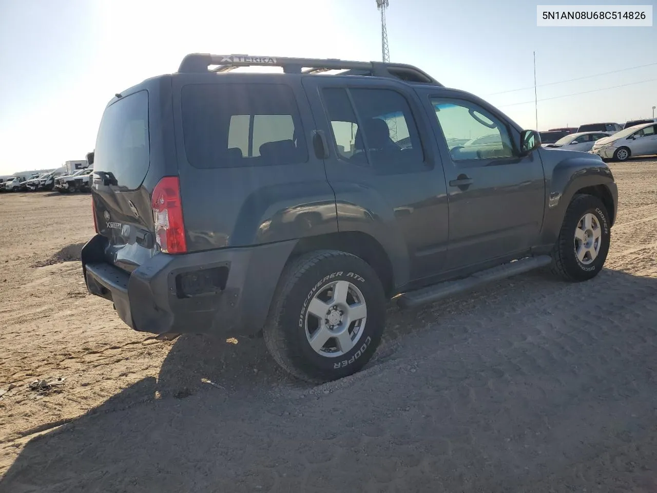 2008 Nissan Xterra Off Road VIN: 5N1AN08U68C514826 Lot: 74206964