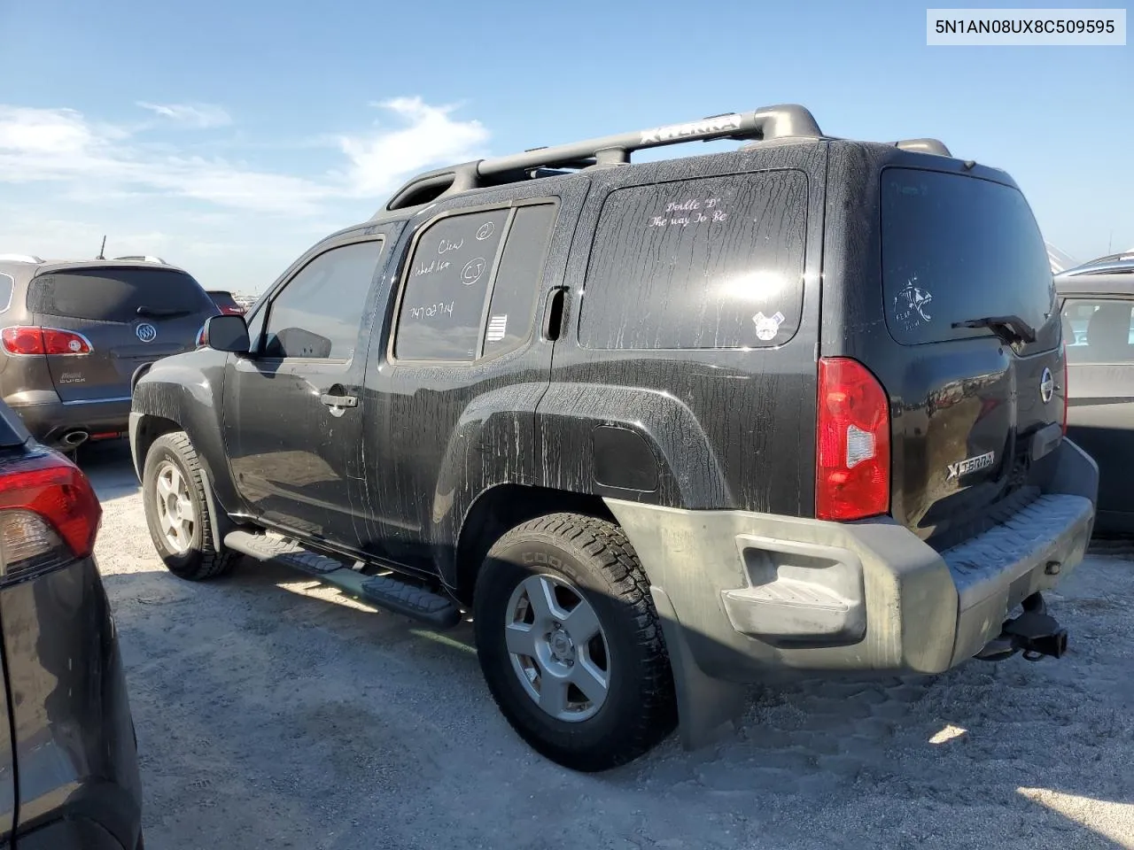 2008 Nissan Xterra Off Road VIN: 5N1AN08UX8C509595 Lot: 74702714