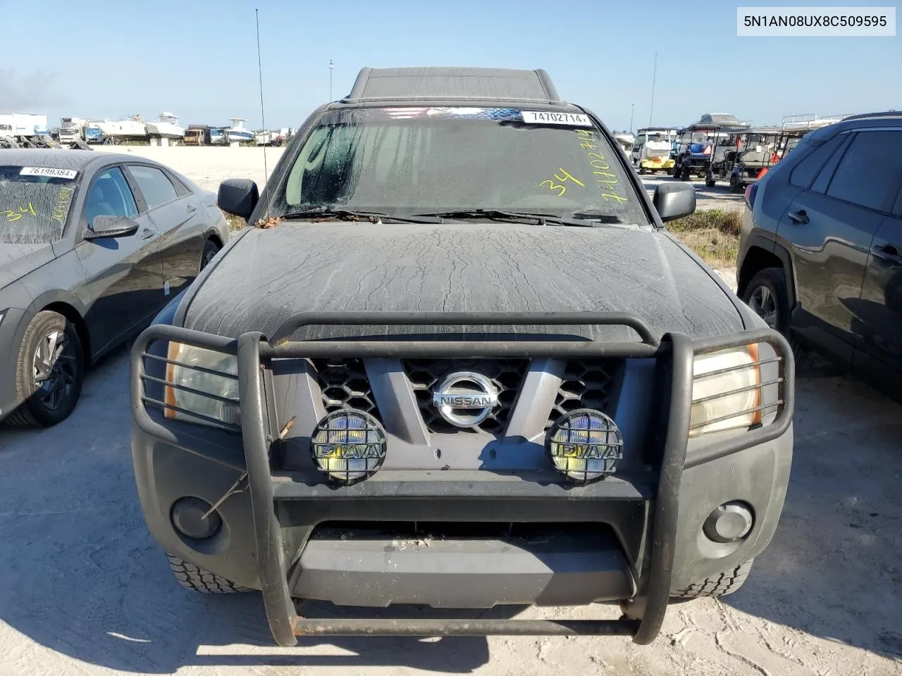 2008 Nissan Xterra Off Road VIN: 5N1AN08UX8C509595 Lot: 74702714