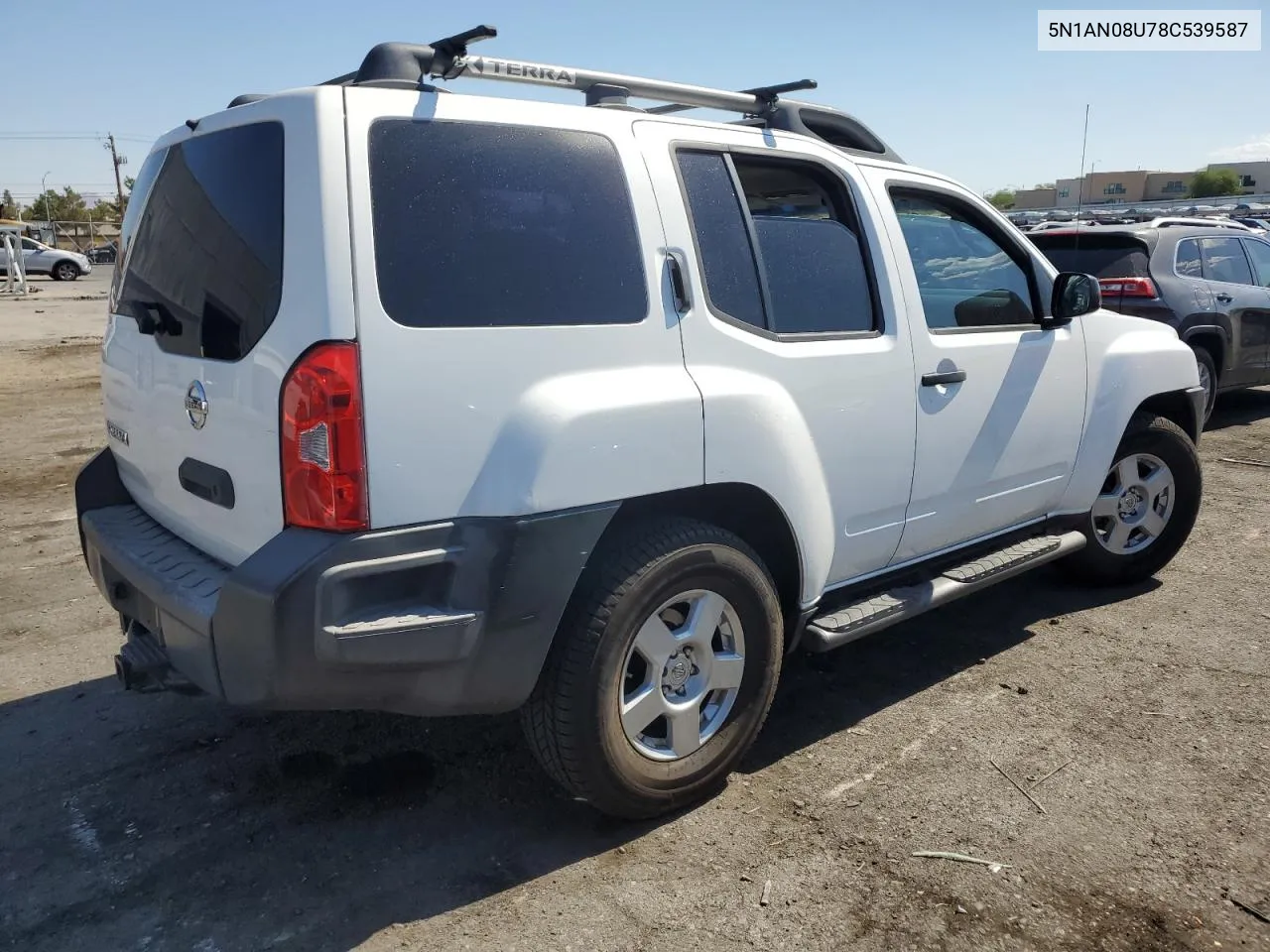 2008 Nissan Xterra Off Road VIN: 5N1AN08U78C539587 Lot: 74725574