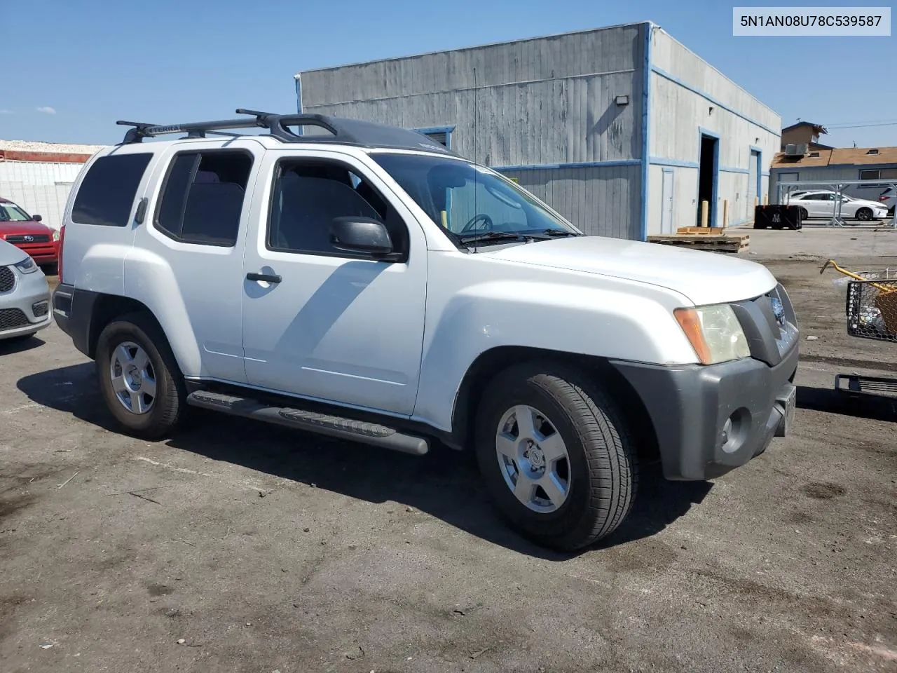 2008 Nissan Xterra Off Road VIN: 5N1AN08U78C539587 Lot: 74725574