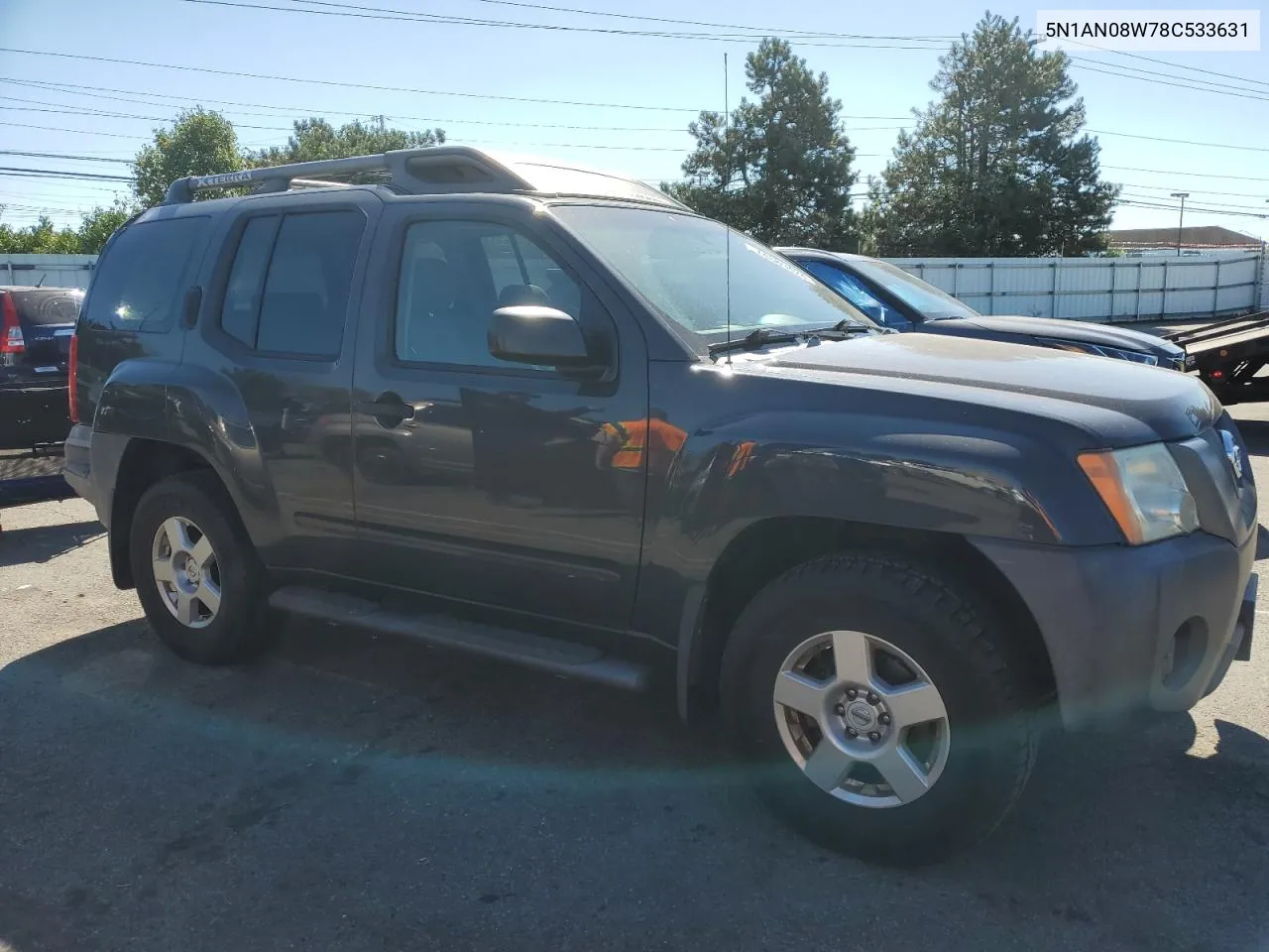 5N1AN08W78C533631 2008 Nissan Xterra Off Road