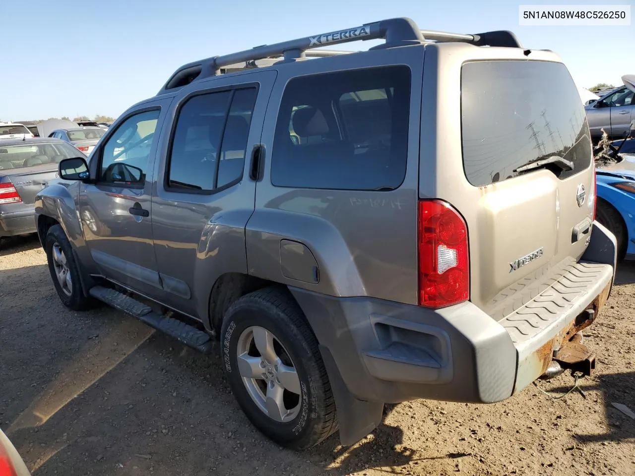 2008 Nissan Xterra Off Road VIN: 5N1AN08W48C526250 Lot: 75042234