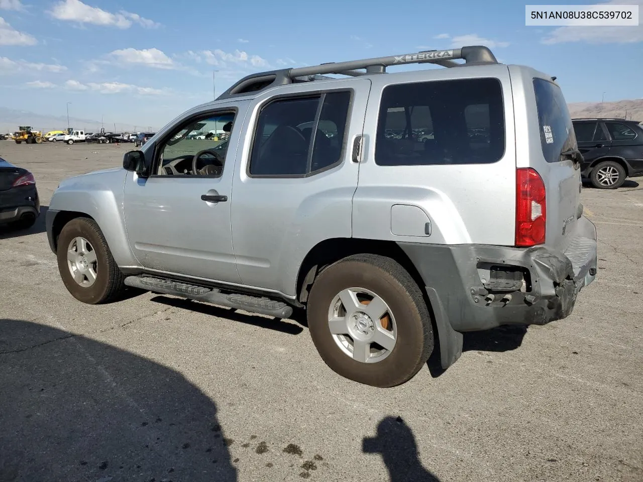 2008 Nissan Xterra Off Road VIN: 5N1AN08U38C539702 Lot: 75101464