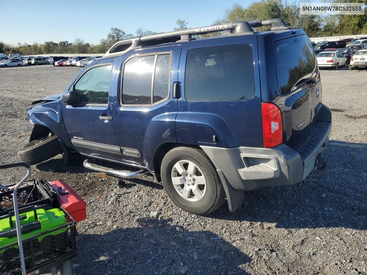 2008 Nissan Xterra Off Road VIN: 5N1AN08W78C532558 Lot: 75438474