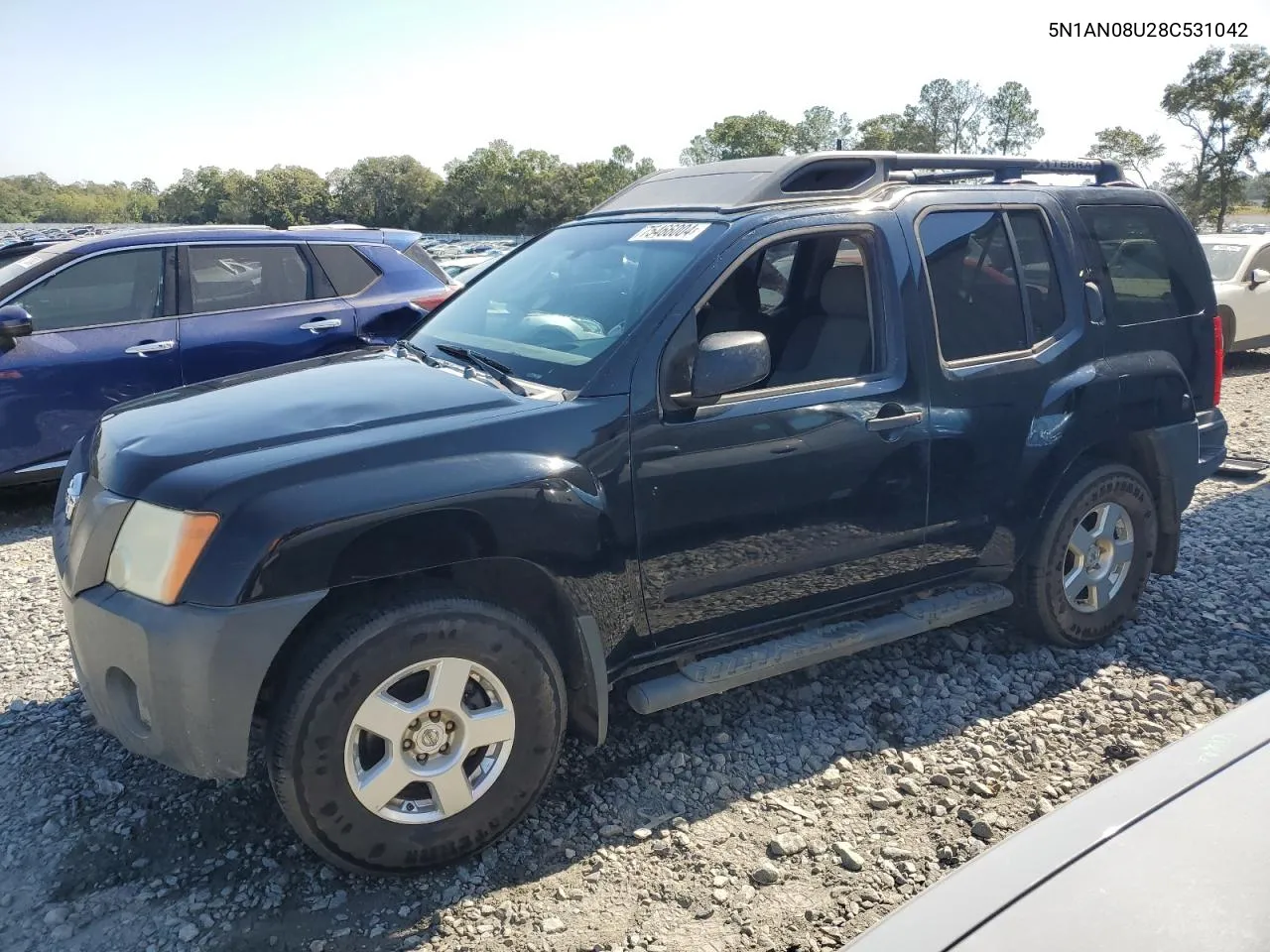 2008 Nissan Xterra Off Road VIN: 5N1AN08U28C531042 Lot: 75466004