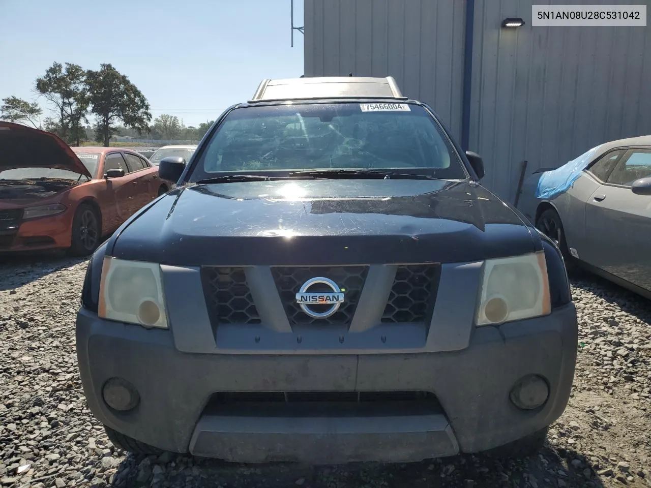 2008 Nissan Xterra Off Road VIN: 5N1AN08U28C531042 Lot: 75466004