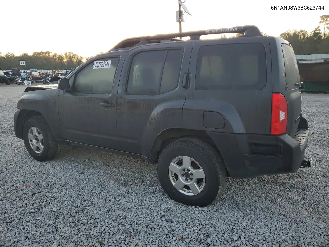 2008 Nissan Xterra Off Road VIN: 5N1AN08W38C523744 Lot: 75772214