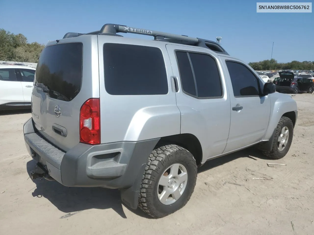 2008 Nissan Xterra Off Road VIN: 5N1AN08W88C506762 Lot: 76144084