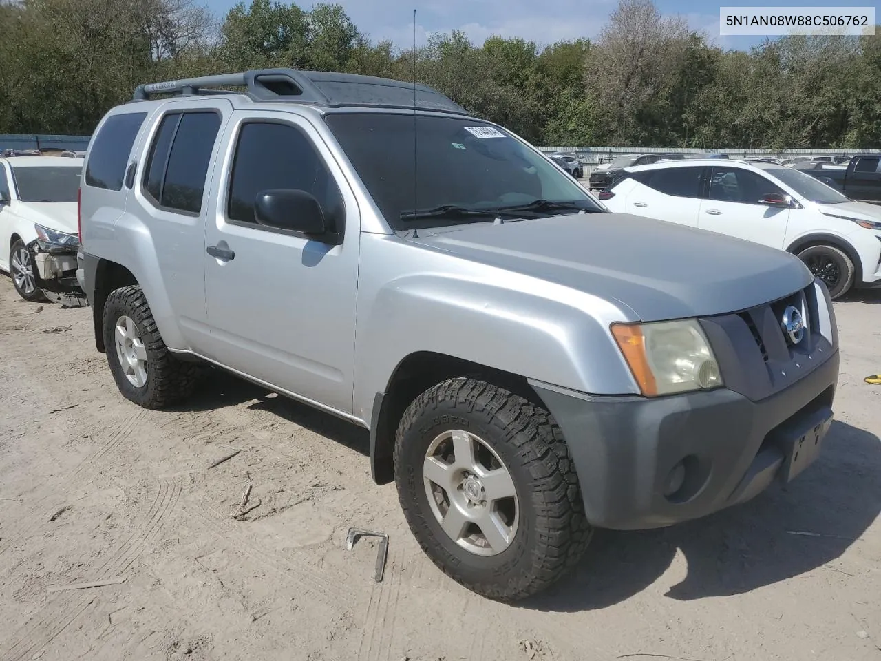 2008 Nissan Xterra Off Road VIN: 5N1AN08W88C506762 Lot: 76144084