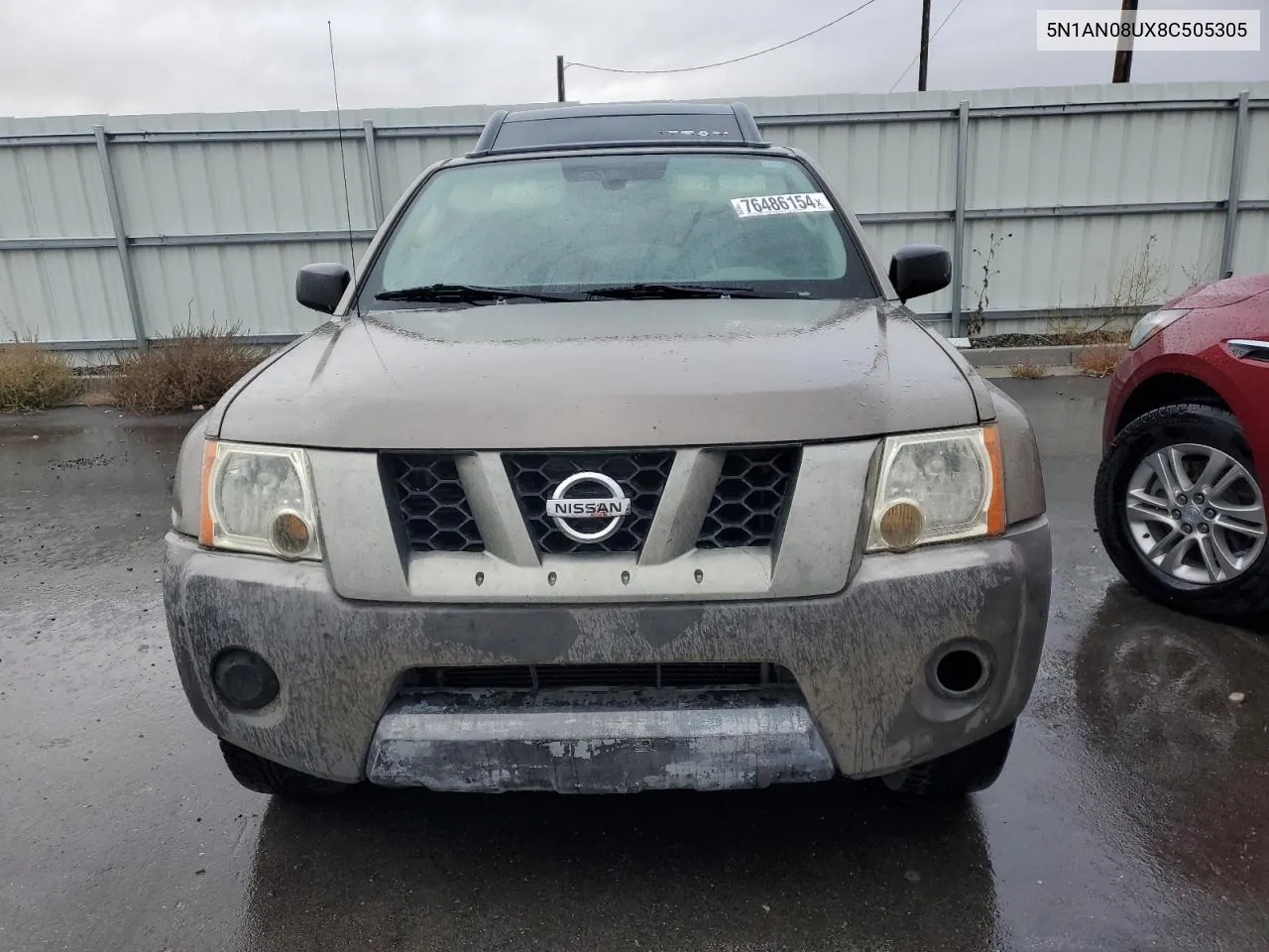 2008 Nissan Xterra Off Road VIN: 5N1AN08UX8C505305 Lot: 76486154