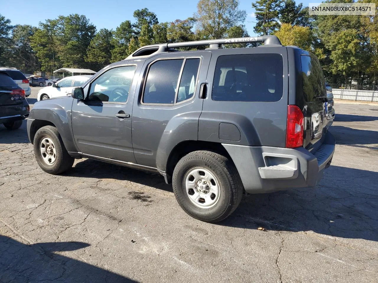 2008 Nissan Xterra Off Road VIN: 5N1AN08UX8C514571 Lot: 76498494