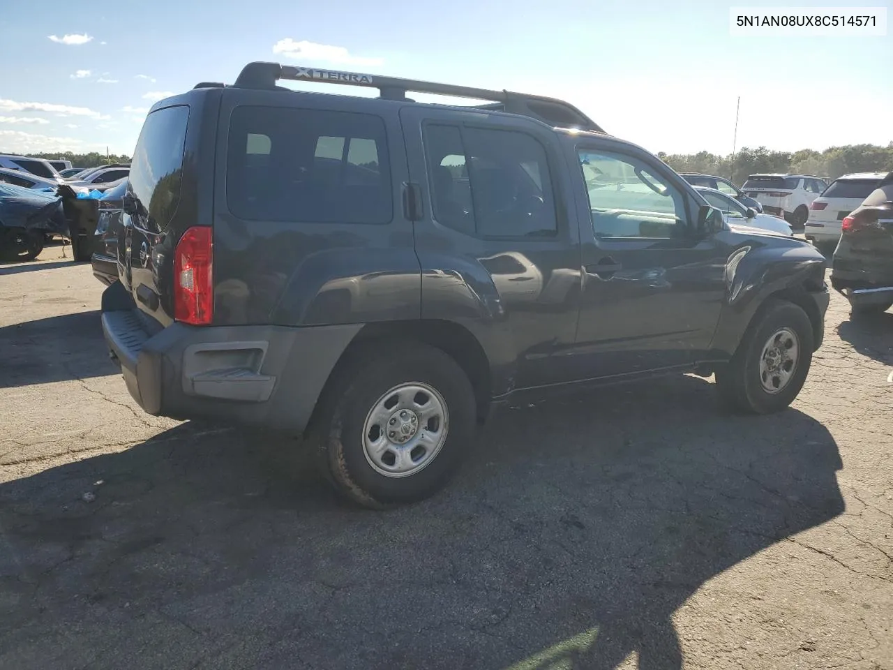 2008 Nissan Xterra Off Road VIN: 5N1AN08UX8C514571 Lot: 76498494