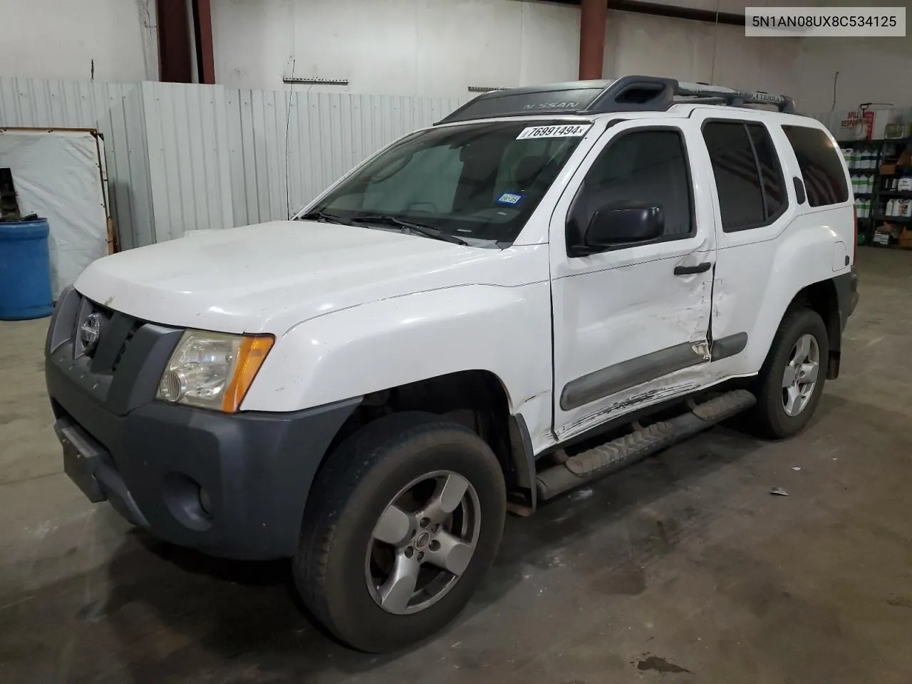 2008 Nissan Xterra Off Road VIN: 5N1AN08UX8C534125 Lot: 76991494