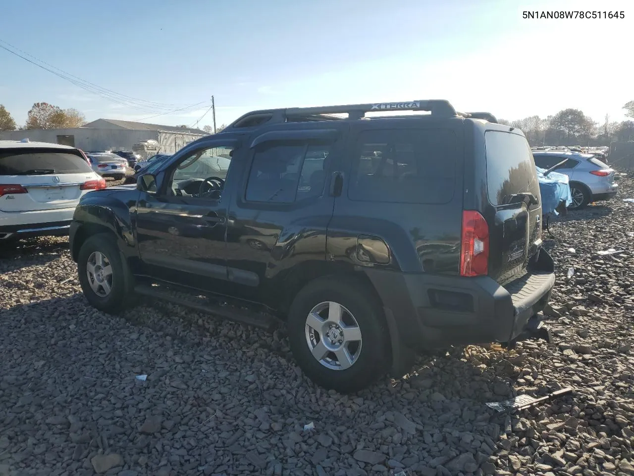 2008 Nissan Xterra Off Road VIN: 5N1AN08W78C511645 Lot: 77324834