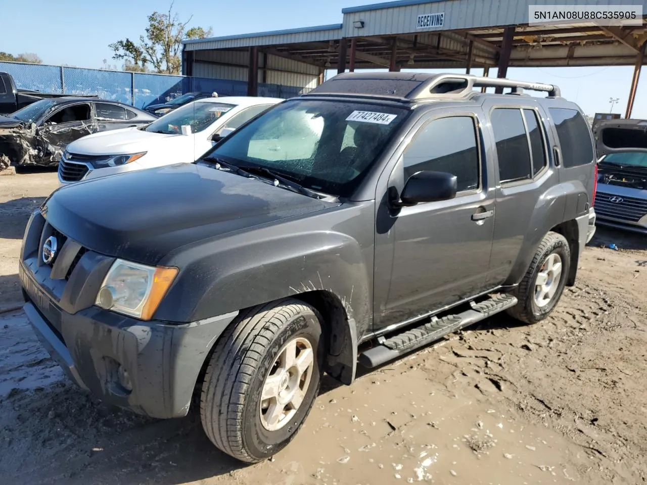 2008 Nissan Xterra Off Road VIN: 5N1AN08U88C535905 Lot: 77427484