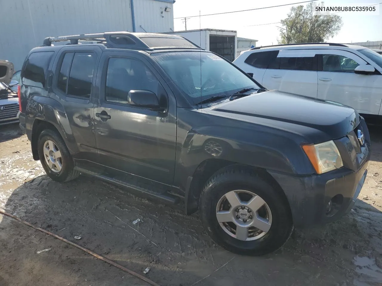 2008 Nissan Xterra Off Road VIN: 5N1AN08U88C535905 Lot: 77427484