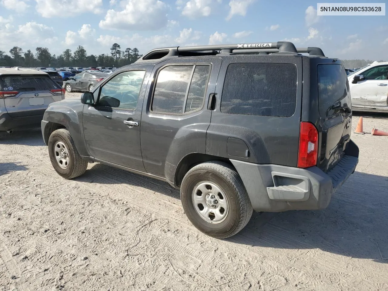 2008 Nissan Xterra Off Road VIN: 5N1AN08U98C533628 Lot: 77817404