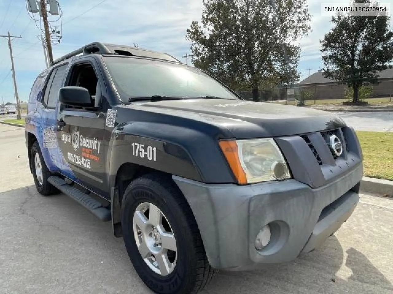 2008 Nissan Xterra Off Road VIN: 5N1AN08U18C520954 Lot: 78430374