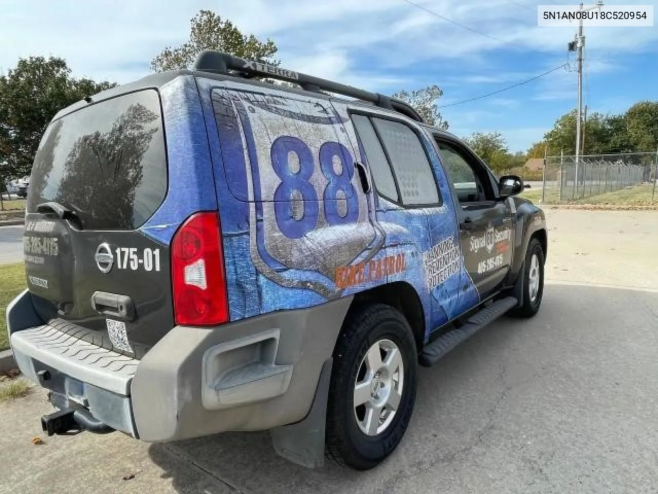 5N1AN08U18C520954 2008 Nissan Xterra Off Road