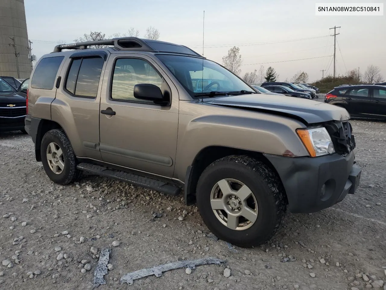 2008 Nissan Xterra Off Road VIN: 5N1AN08W28C510841 Lot: 78435684