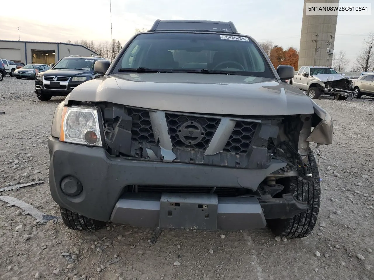 2008 Nissan Xterra Off Road VIN: 5N1AN08W28C510841 Lot: 78435684