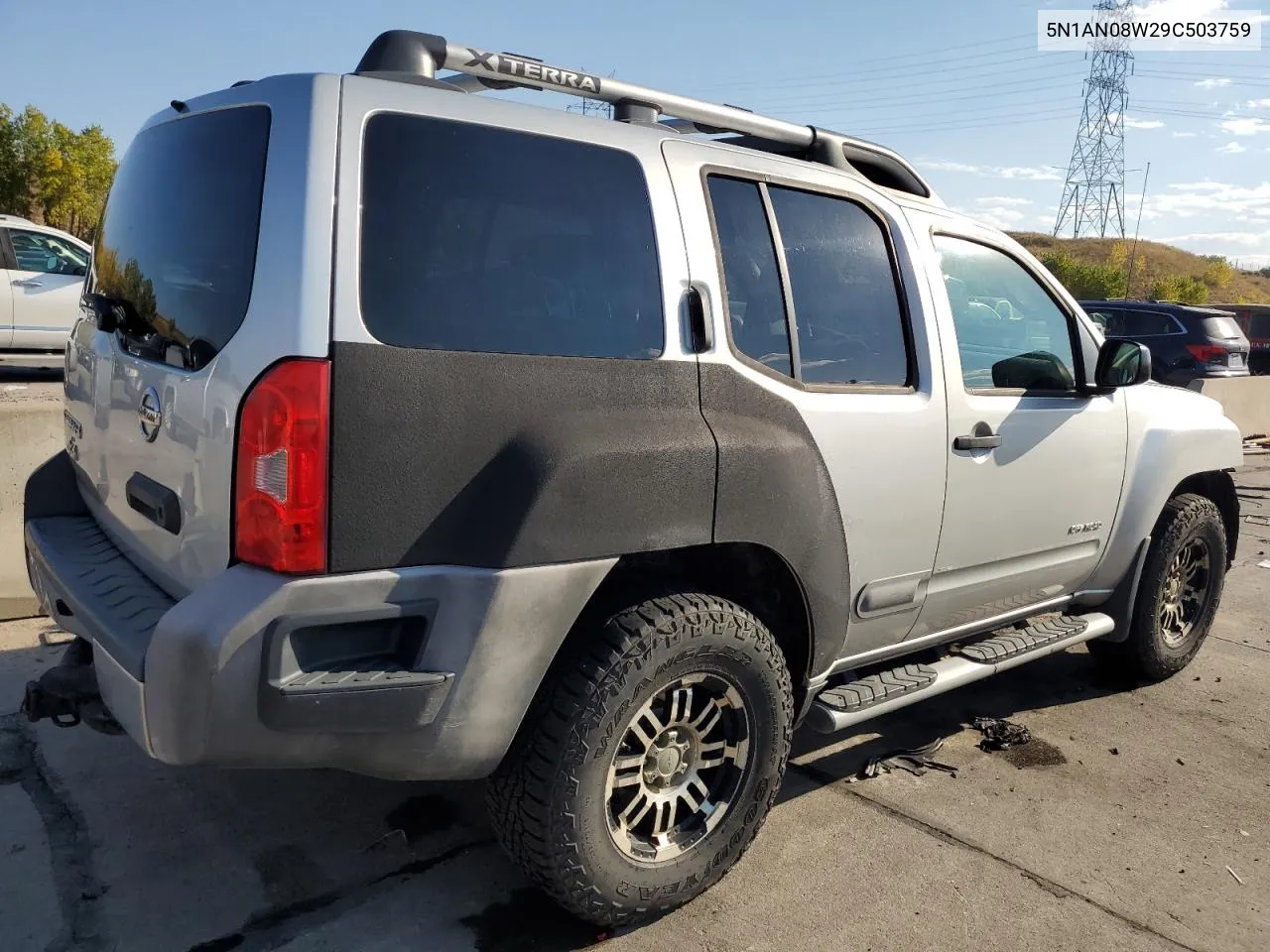 2009 Nissan Xterra Off Road VIN: 5N1AN08W29C503759 Lot: 72811644