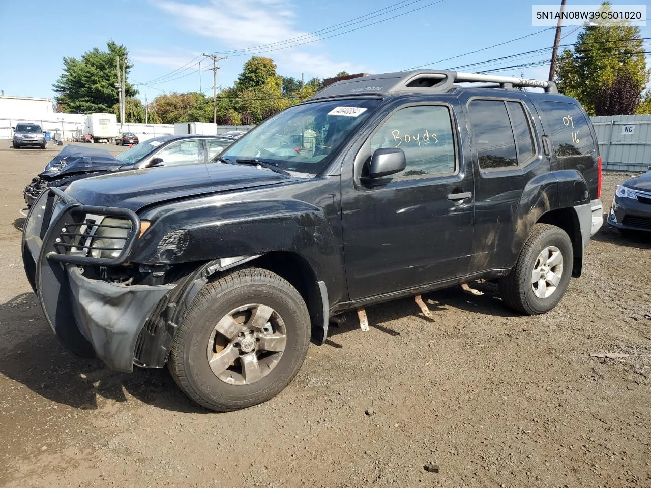 2009 Nissan Xterra Off Road VIN: 5N1AN08W39C501020 Lot: 74540084