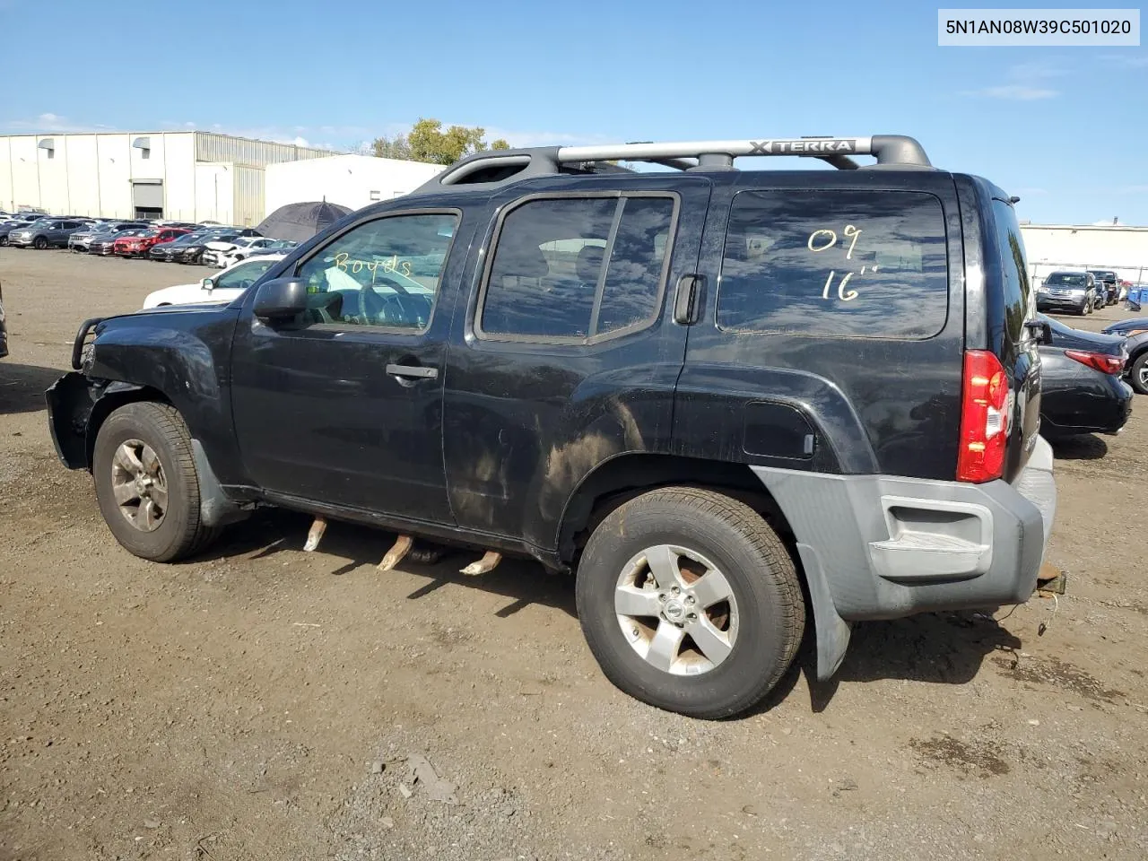 2009 Nissan Xterra Off Road VIN: 5N1AN08W39C501020 Lot: 74540084