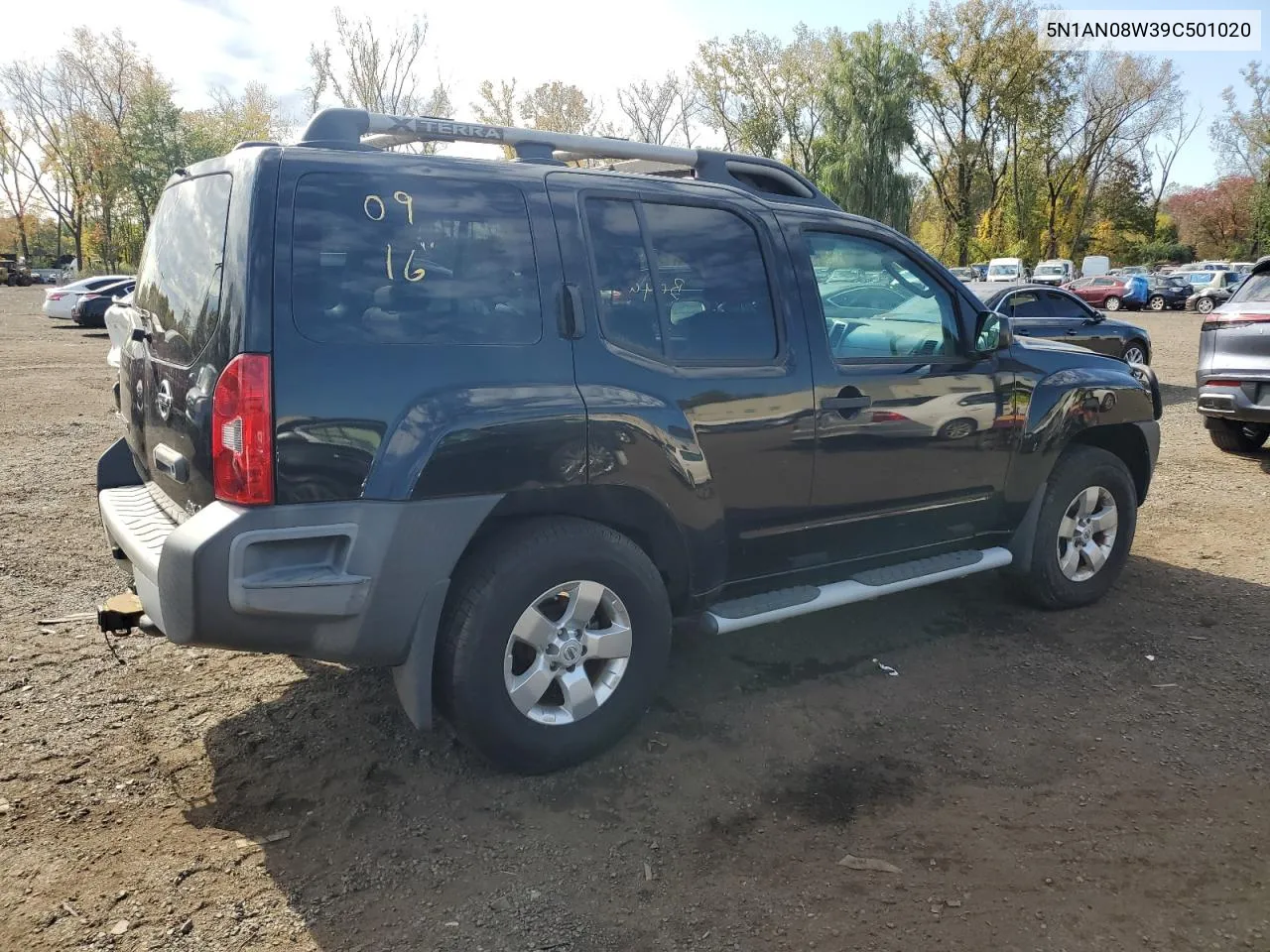 2009 Nissan Xterra Off Road VIN: 5N1AN08W39C501020 Lot: 74540084