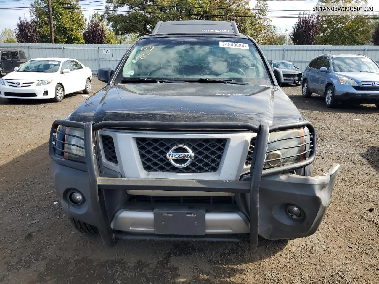 2009 Nissan Xterra Off Road VIN: 5N1AN08W39C501020 Lot: 74540084