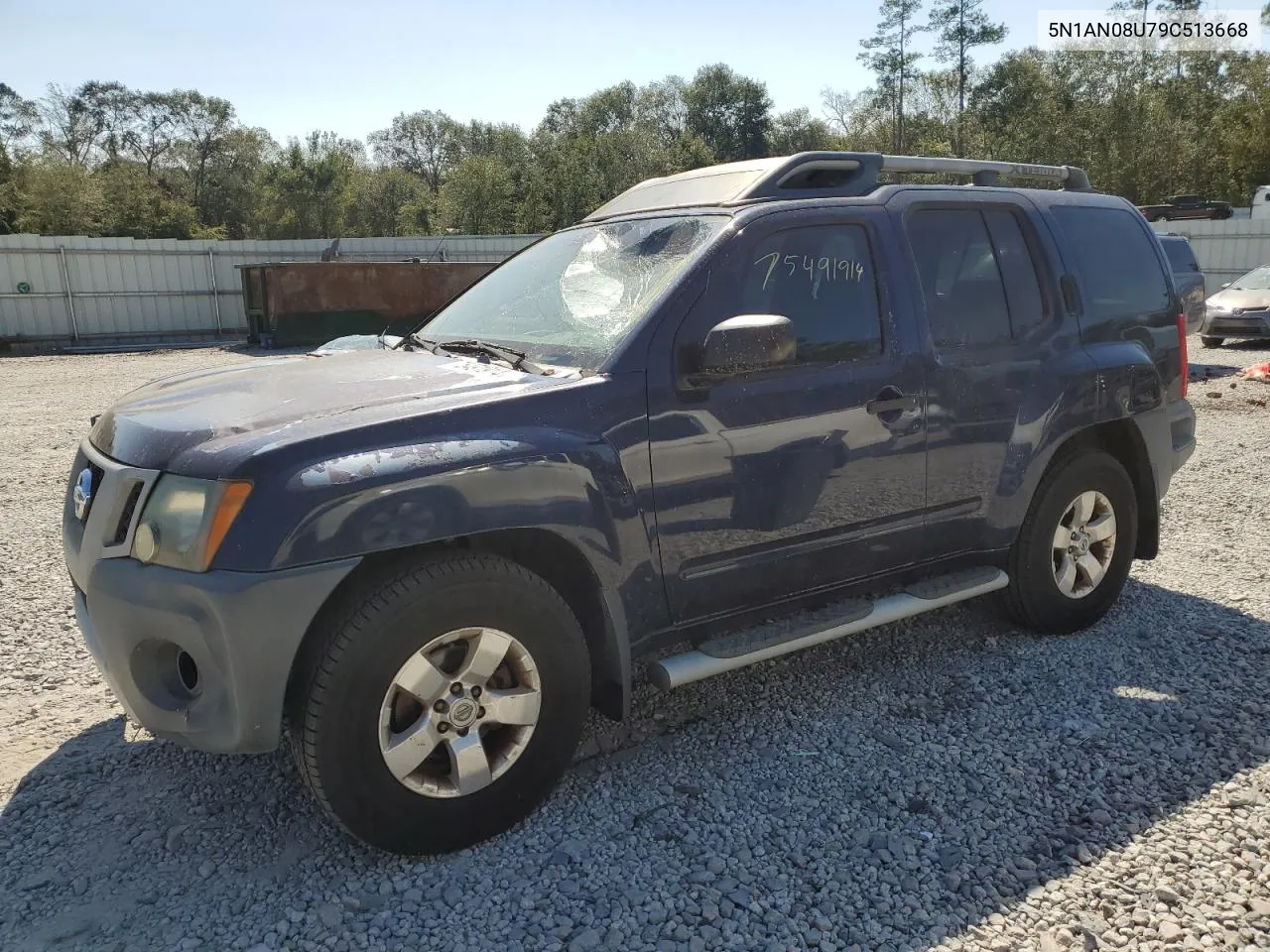 2009 Nissan Xterra Off Road VIN: 5N1AN08U79C513668 Lot: 75491914