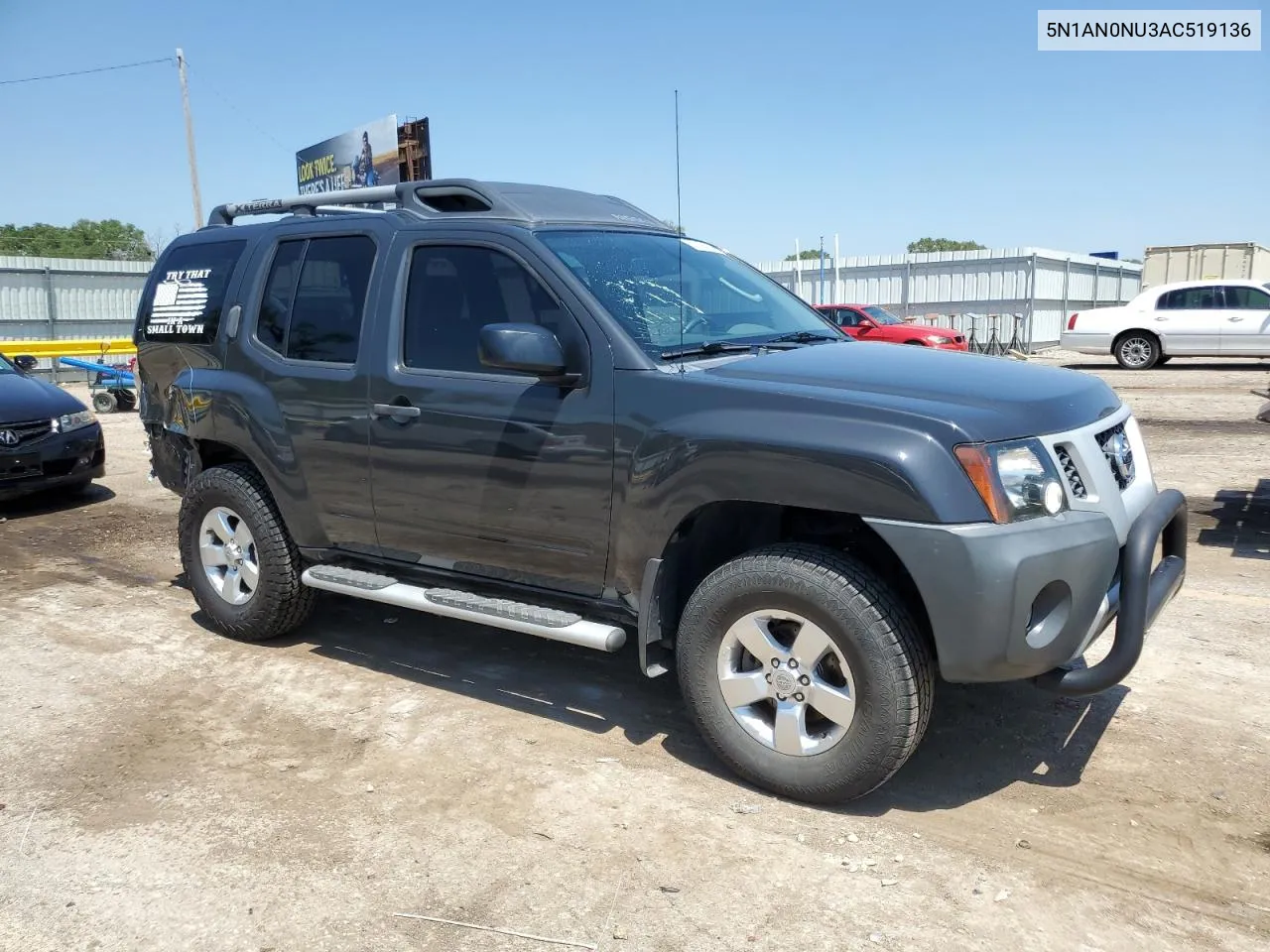 2010 Nissan Xterra Off Road VIN: 5N1AN0NU3AC519136 Lot: 62919484