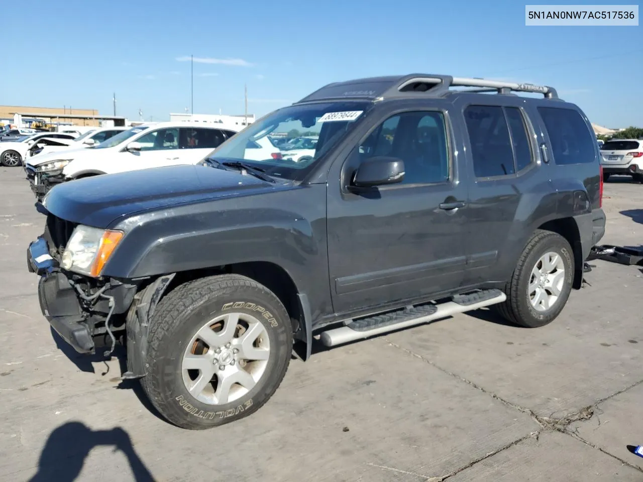 2010 Nissan Xterra Off Road VIN: 5N1AN0NW7AC517536 Lot: 68979644