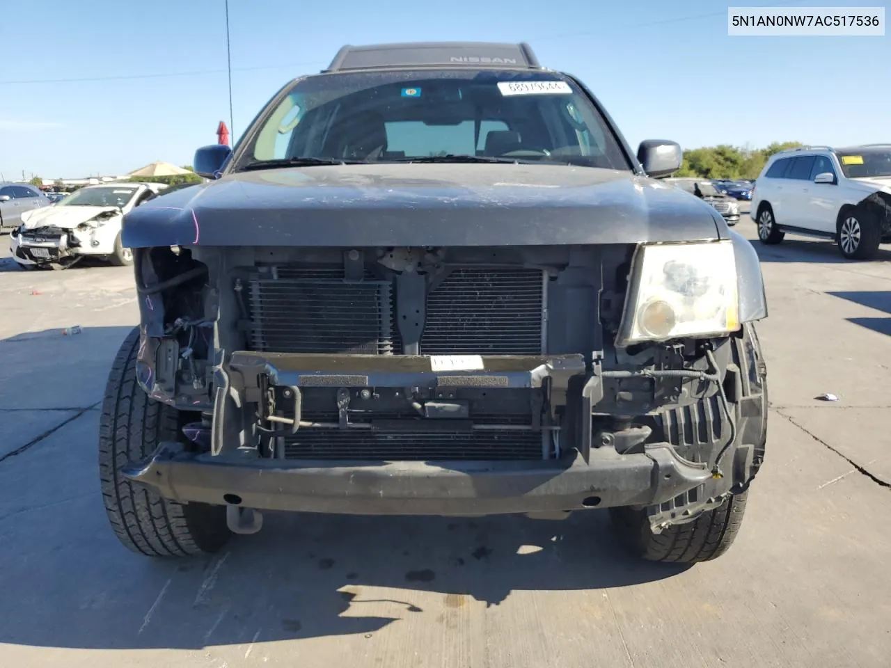 2010 Nissan Xterra Off Road VIN: 5N1AN0NW7AC517536 Lot: 68979644